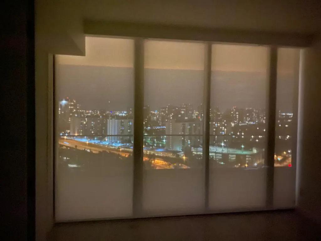 Cortinas y persianas a medida instaladas en Brickell Flatiron, Miami – Shades and Blinds Design